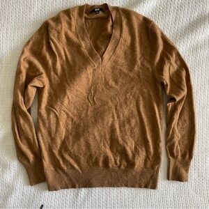 Camel colored cashmere sweater